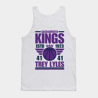 Sacramento Kings Lyles 41 Basketball Retro Tank Top